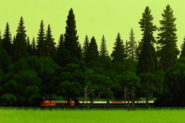 «Электричка отгудела...»