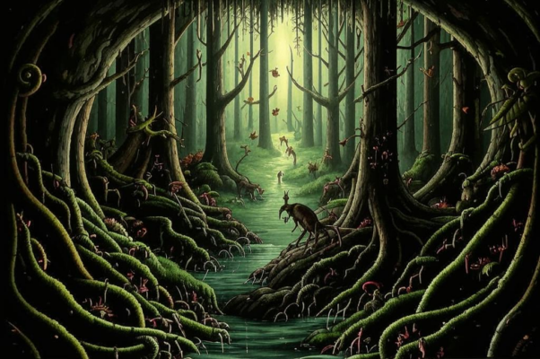 В дремотный лес...