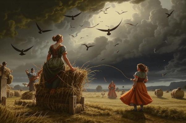 Перед дождем («Сработались косы до визга…»)