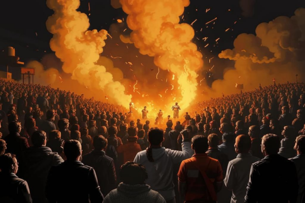 «Но сам с толпою мутно-пьяной...»