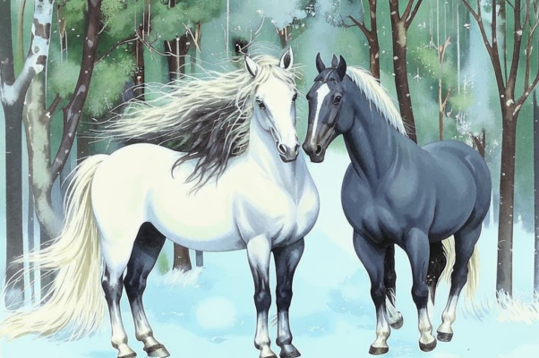 «Священные кони несутся...»