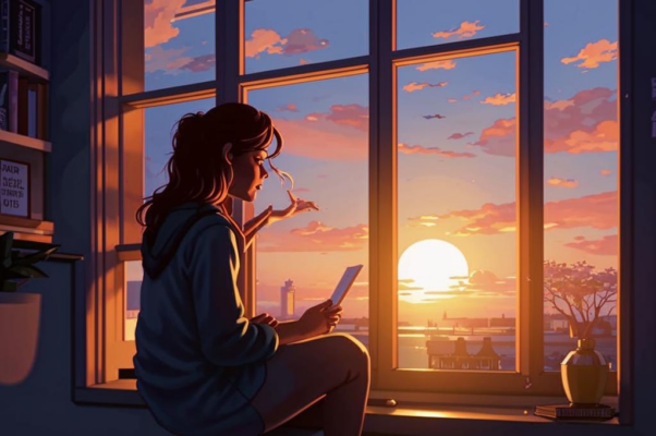 «Сидишь ты, смирная...»