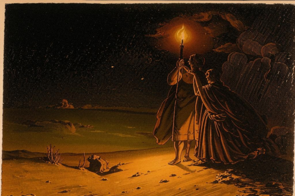 Свеча («Я пустынею робко бред…»)