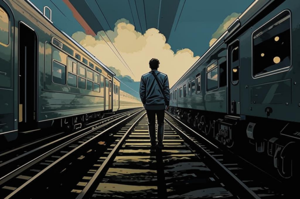 «Наконец уезжаю. Последний свисток...»