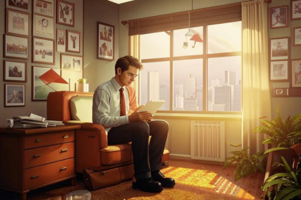 В командировке