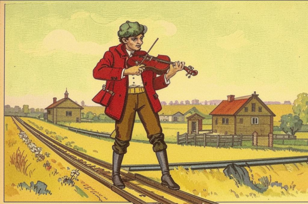 Слепец («Слепец играл в чужом вагон…»)