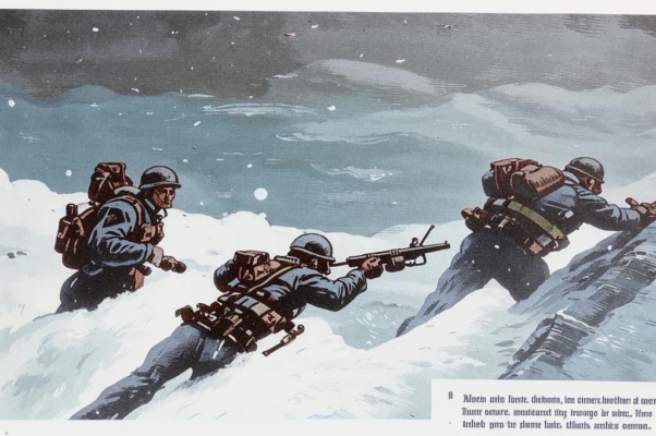 Товарищ («Вслед за врагом пять дней за пядью пяд…»)