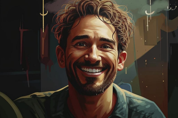 Улыбка («Бывает ― живет человек/ и не улыбаетс…»)