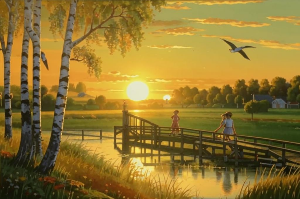 «Стояли дети на мостике...»