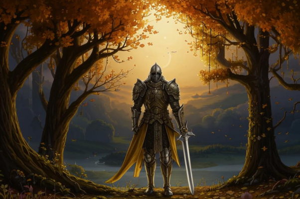 Осенний вечер («Покрыта листьями земля…»)