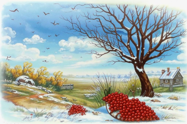 Осень («Здравствуй же, убогая всепетая отчизна…»)