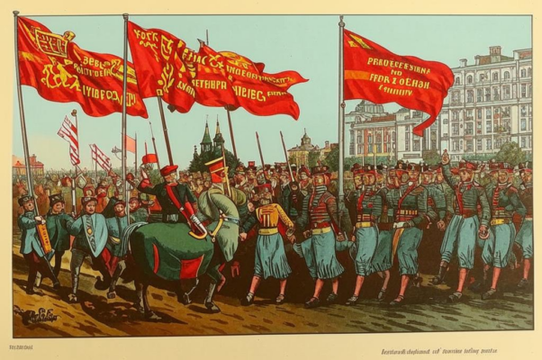 Перенесение знамен