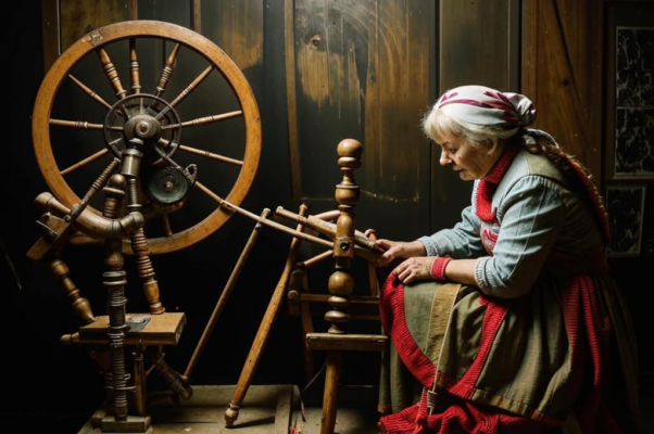 Пряха («Старая прях…»)