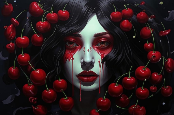 «Красными вишнями виснут...»