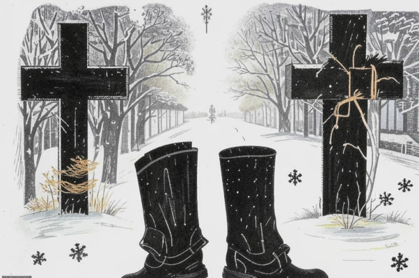 «Охапкою крестов, на спину взваленных...»