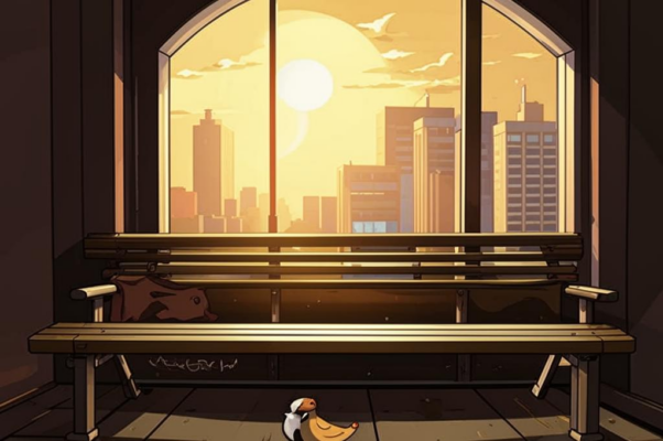 «Скамейка на десятом этаже...»