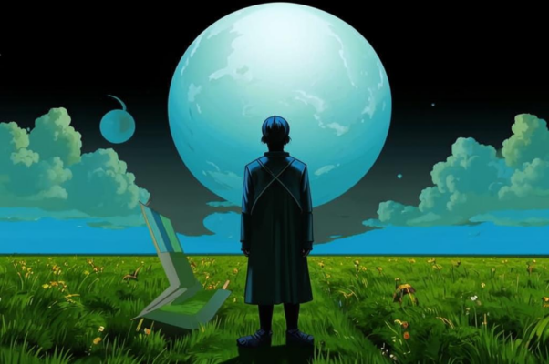 «Сперва на синее небо не отрываясь глядят...»