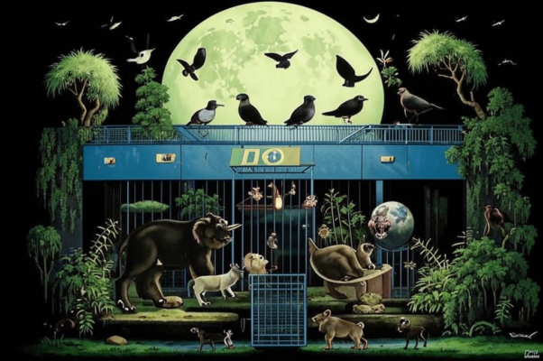 Зоопарк ночью