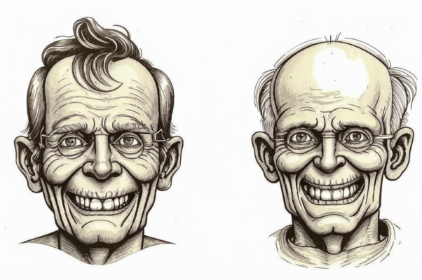 Обе стороны письменного стола