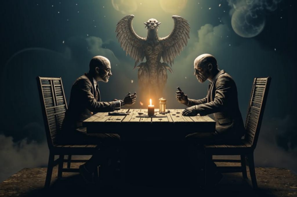 Прощание («Добро и Зло сидят за столом…»)