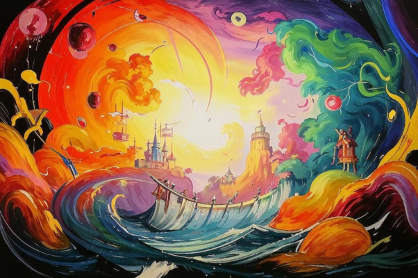 Рассвет в музее