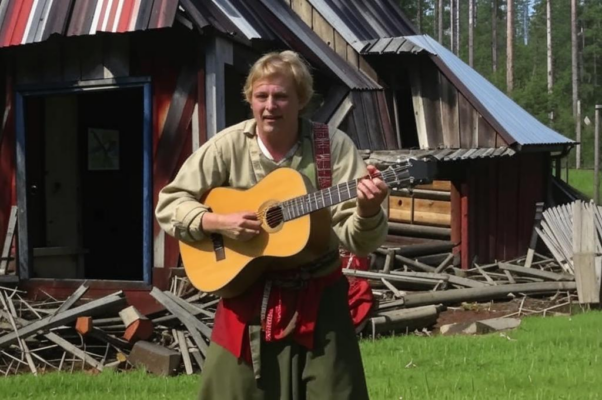 Слава («Местный сумасшедший, раза дв…»)