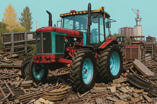 Трактора и автомобили