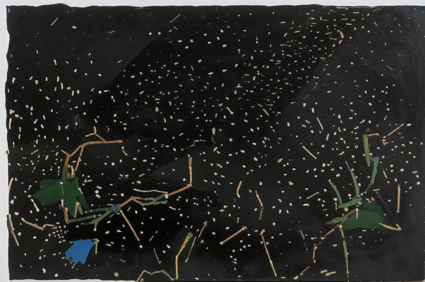 Фотографии картин, сожженных оккупантами