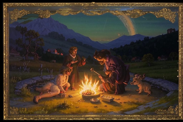 «Еще вчера в степи полынной...»