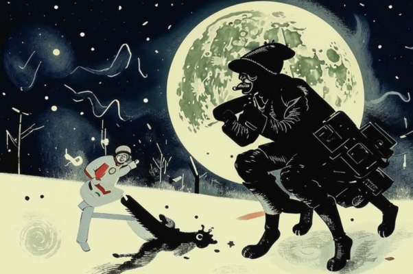 «Луну закрыли горестные тучи...»