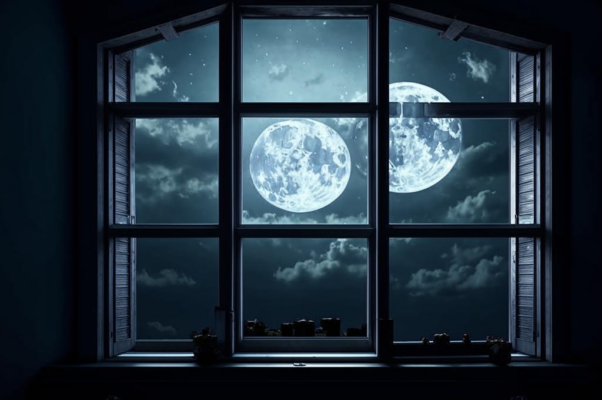 «Незаметно в окно заглянула луна...»