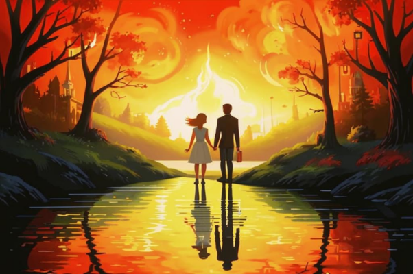 «Помнишь, мы над тихою рекою...»