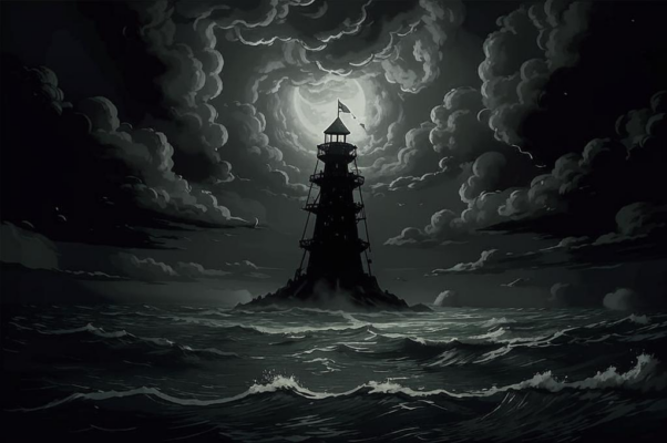 К ночи («Вечер сумрачен и страшен…»)