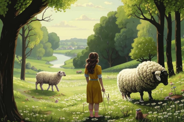 «В лугу паслись барашки...»