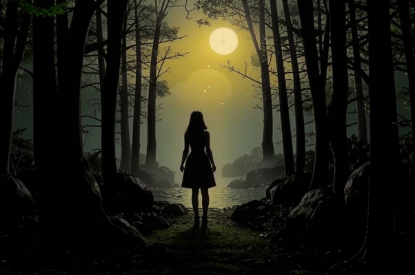 «В село из леса она пришла...»