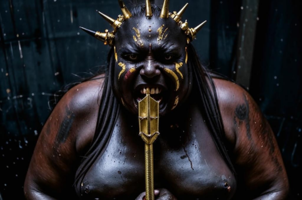 «Громадный живот...»