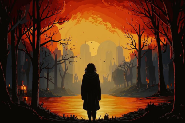 «День сгорал, недужно бледный...»