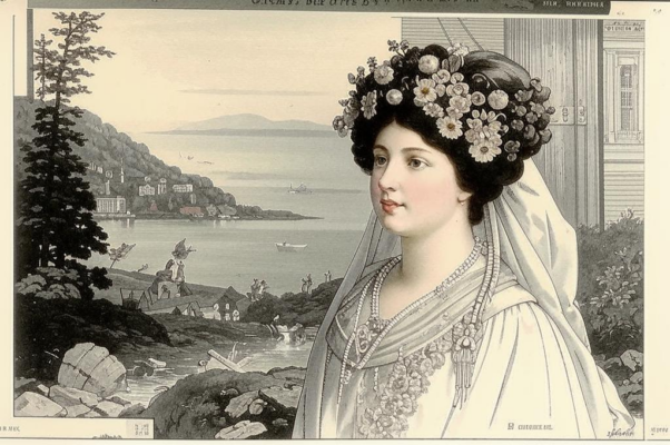 «Зачем вплелись цветы в поток твоих кудрей...»