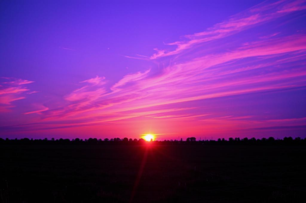 «Лиловато-розовый закат...»