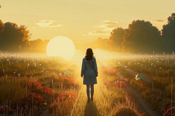 «На солнце утреннем пшеница золотая...»