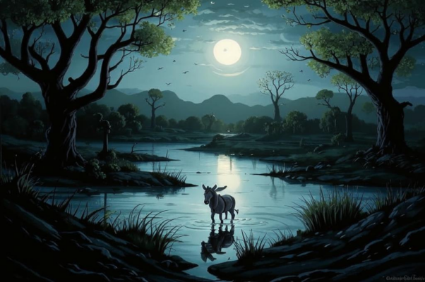 «Струясь вдоль нивы, мертвая вода...»