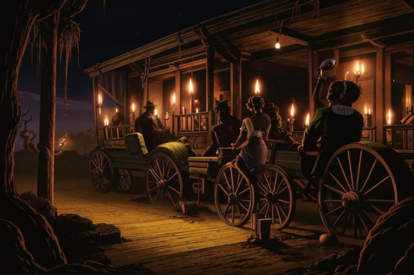 «Мы присели на крыльце «Морг для негра» у дома этажа...»