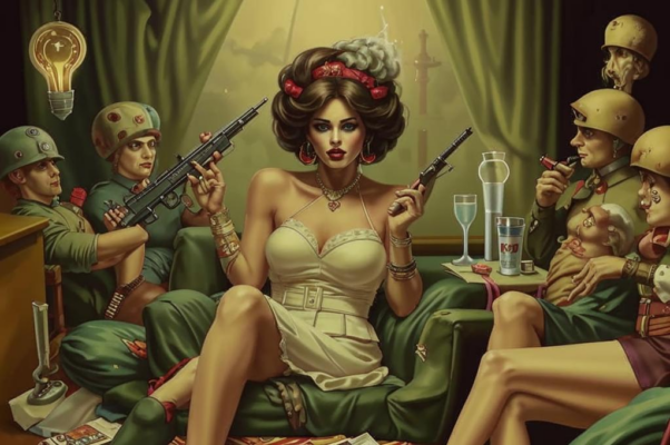 «Настроенье пуническое. Сигарета как патрон...»