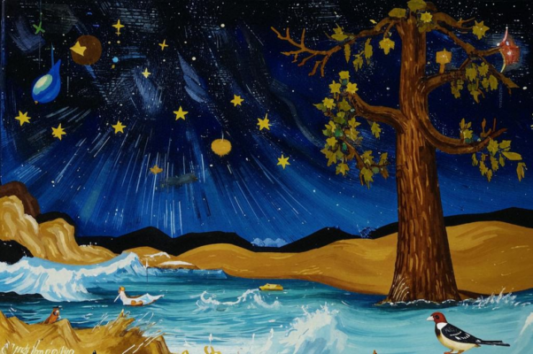 «Рисую: у моря стоит лошадей…»