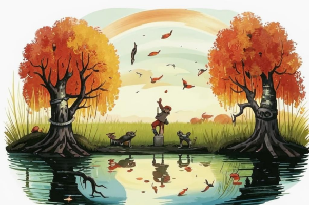 «Рыбка-саженец расцвела...»