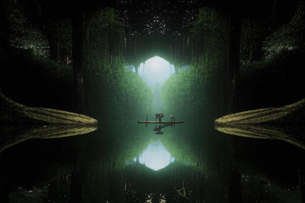 Озеро — зеркало зверя