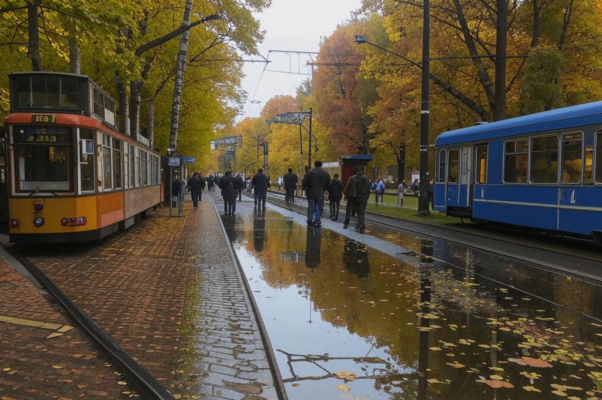 Октябрь («Октябрь. / Ох, табор! / Трамваи скрипучи―/ кибитки, кибитки…»)