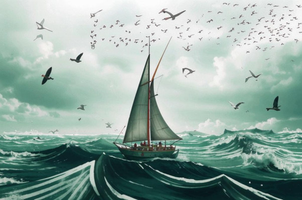 Парус («Парус парит!  Он планирует близко…»)