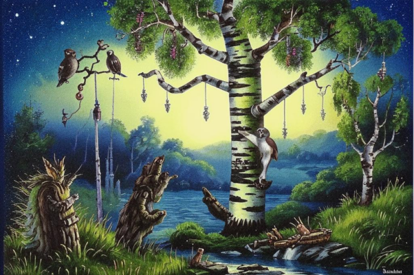 Простая песенка («Раем оросило, солнечно и утро…»)