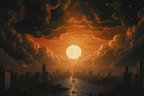 «Гляди: громада туч...»